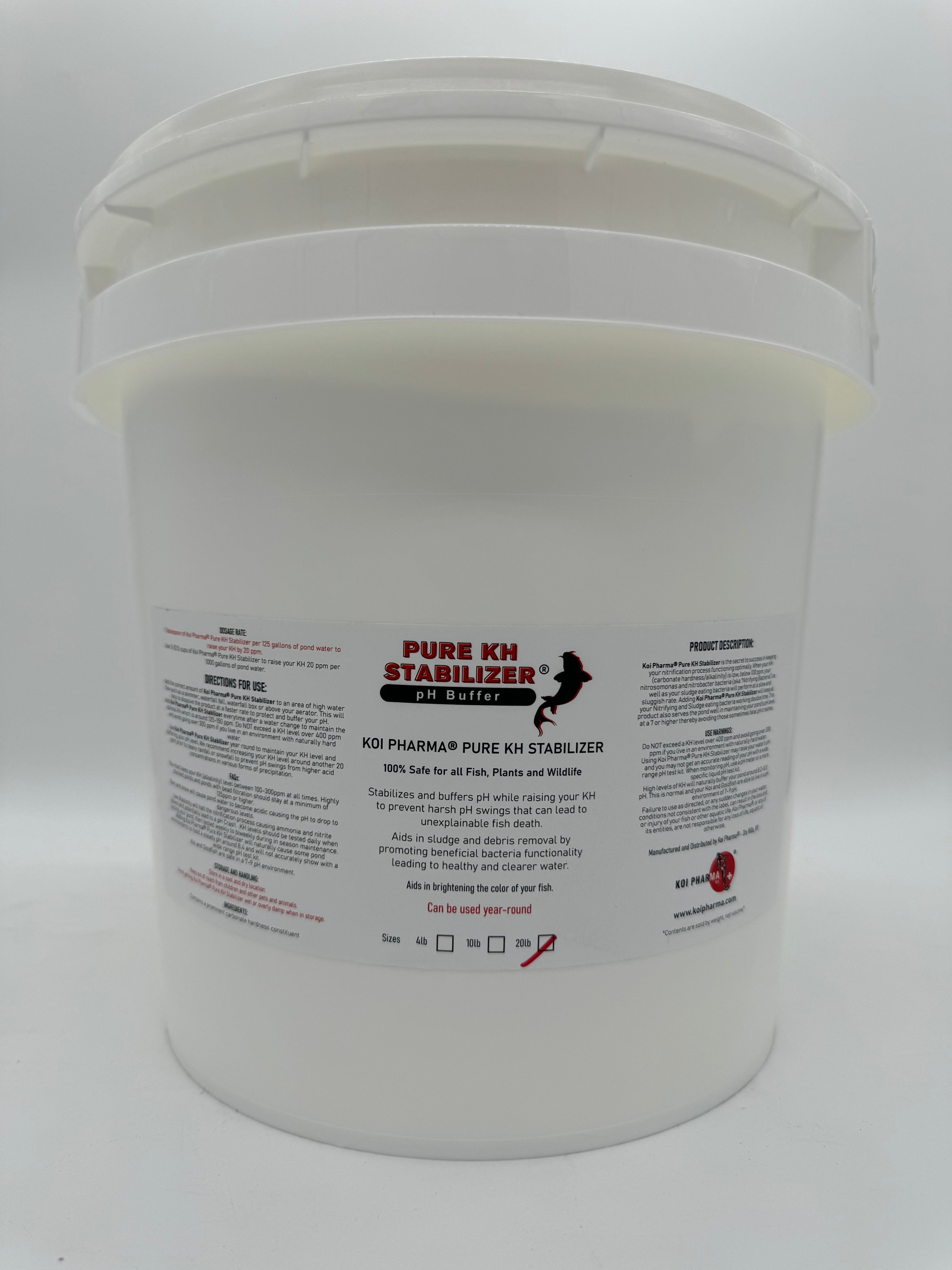 Koi Pharma® Pure KH Stabilizer and PH Buffer