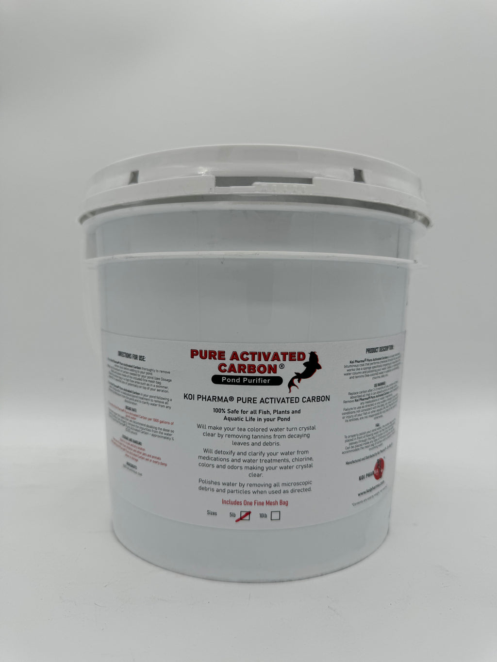 Koi Pharma® Pure Activated Carbon and Pond Purifier