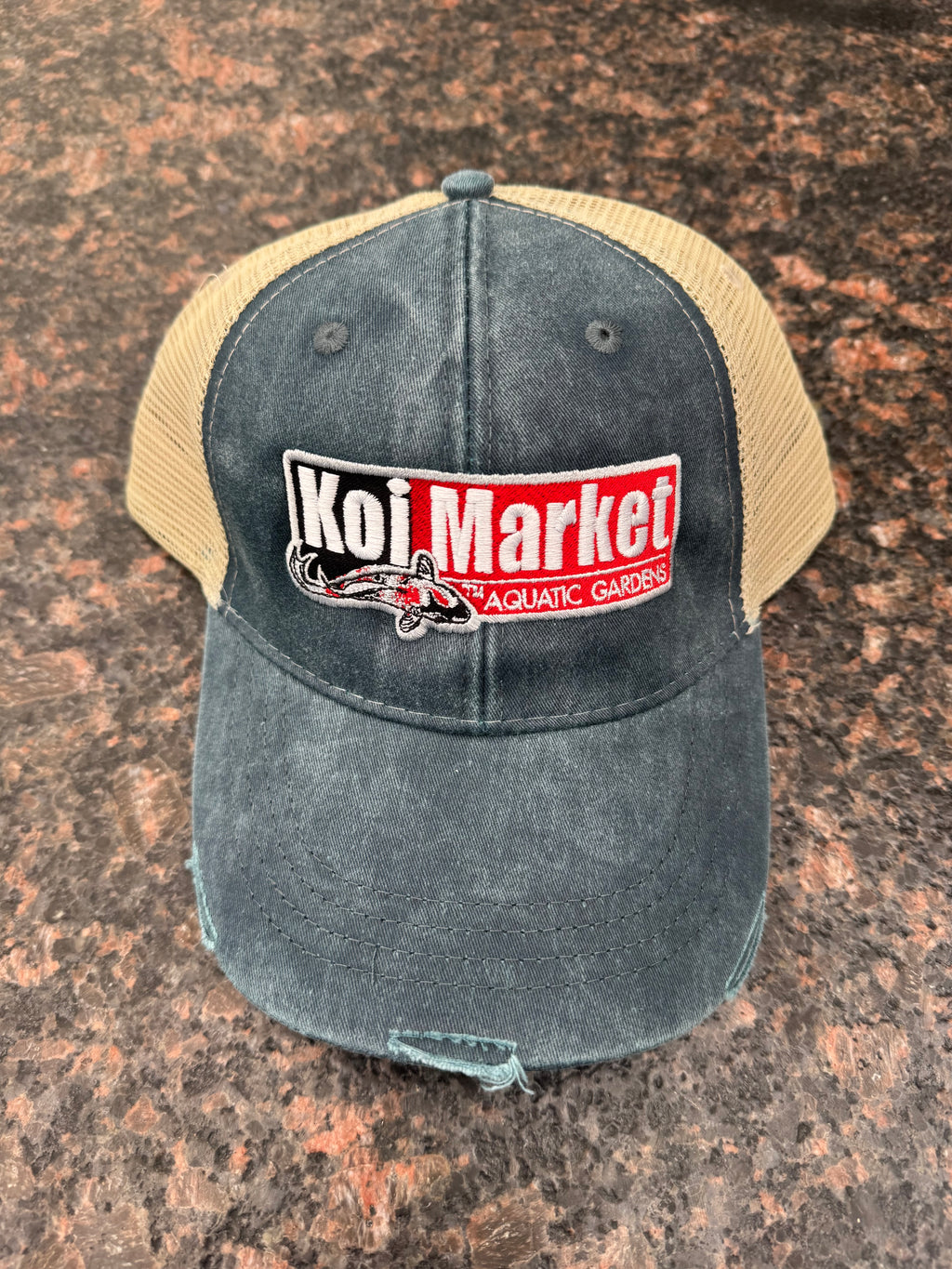 Koi Market Hats (Distressed Ollie Cap)