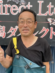 Makoto Tanaka of Nishikigoi Niigata Direct