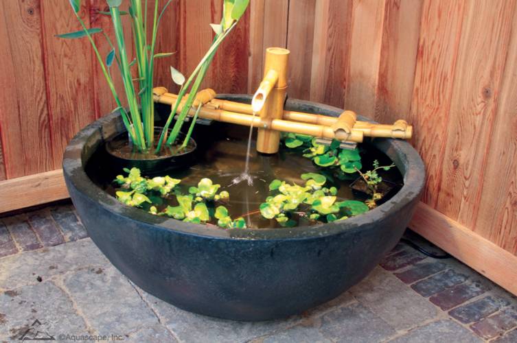 Aquascape Adjustable Pouring Bamboo Fountain 78308